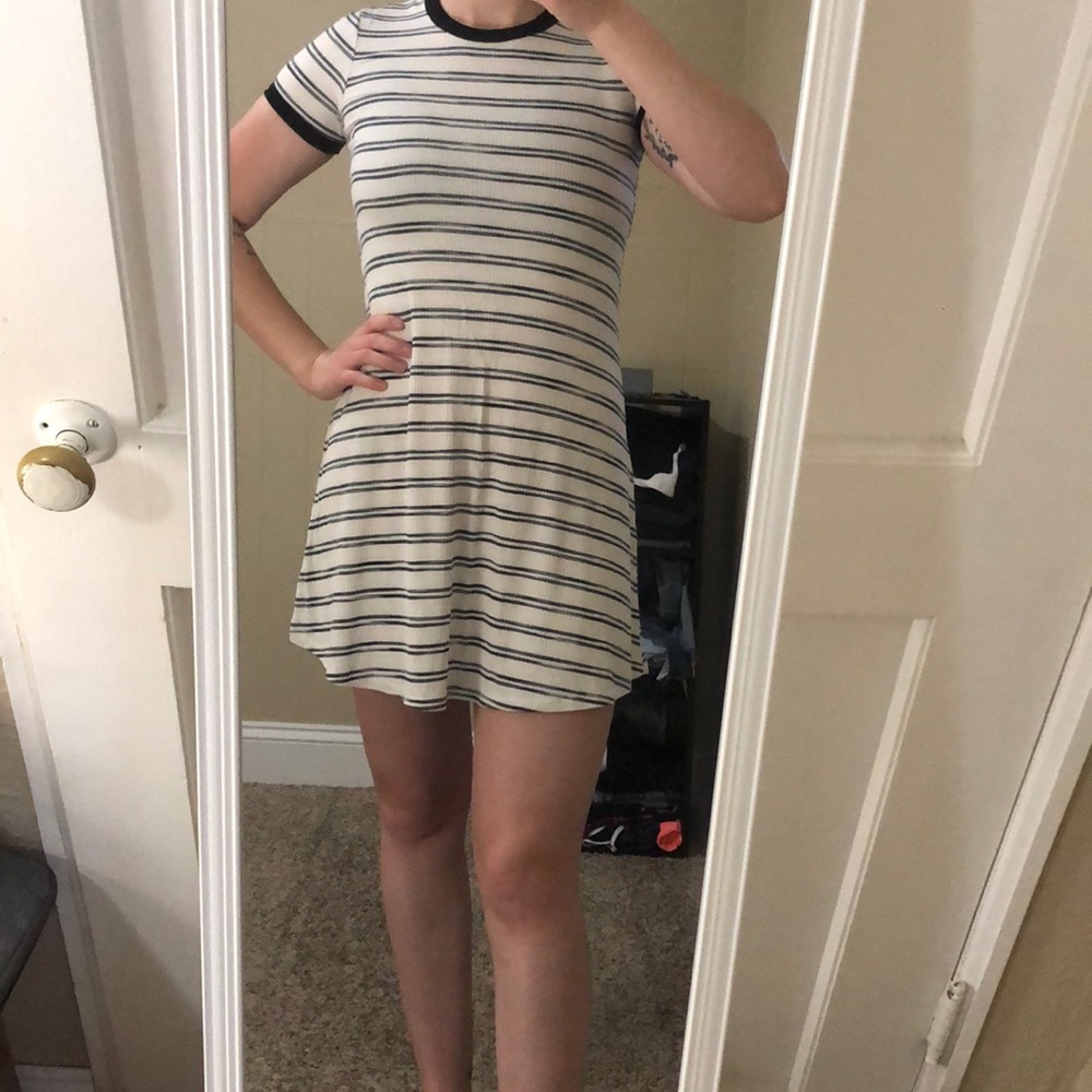 Mossimo black and white skater dress